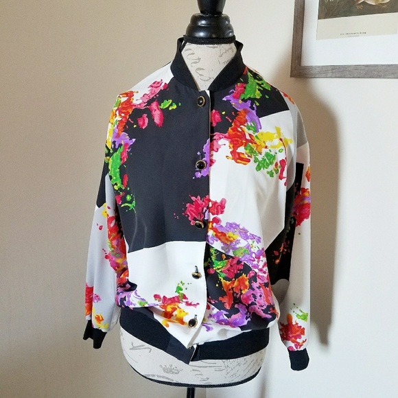 Vintage Jackets & Blazers - Vintage Floral Jacket